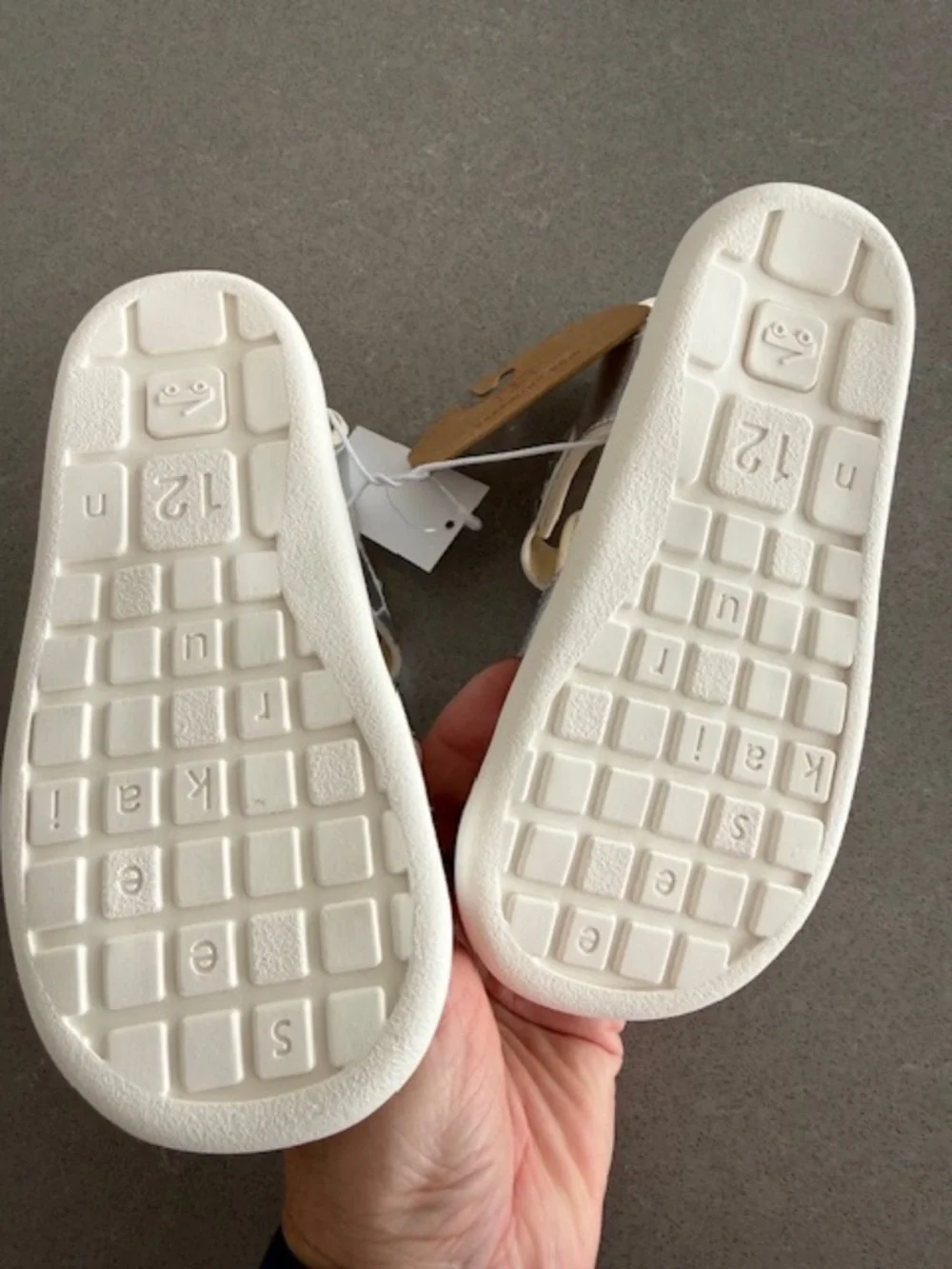 NWT- See Kai Run Basics Logan Toddler Sandals Size 12 Metallic Silver NEW